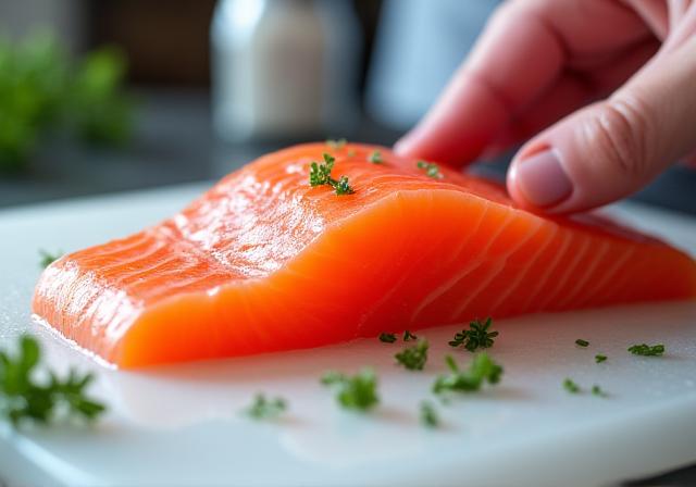 Arctic salmon preparation